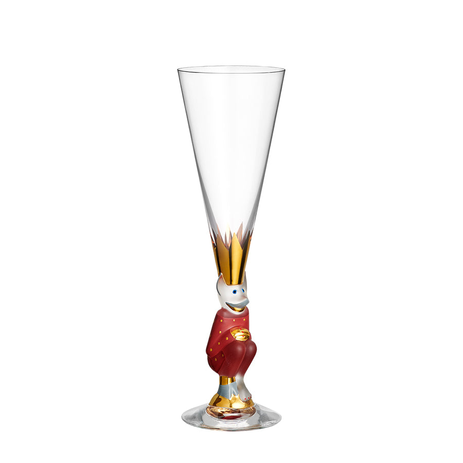 Orrefors Art Glass Orrefors Sparkling Devil Champagne Red