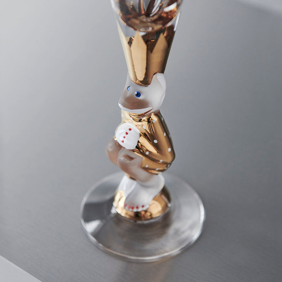 Orrefors Giftware Orrefors Sparkling Devil Gold