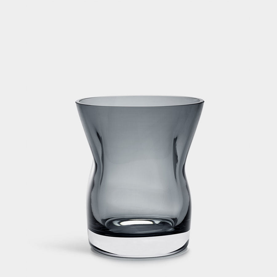 Orrefors Art Glass Orrefors Squeeze Blue/Gray Tulip Vase