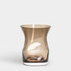Orrefors Art Glass Orrefors Squeeze Smokey Brown Tulip Vase