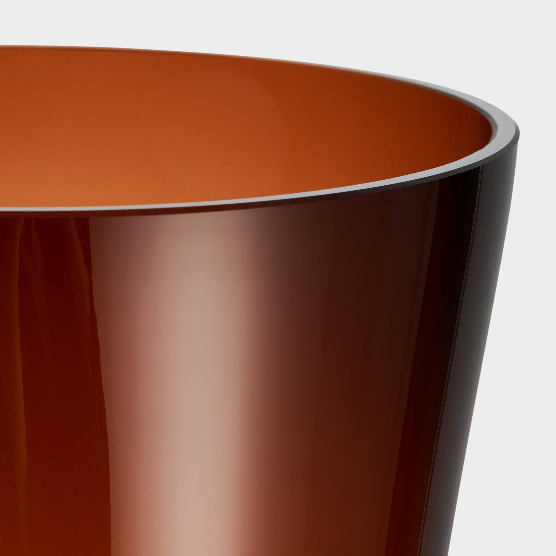 Orrefors Giftware Orrefors Squeeze Vase Sunset Brown XL