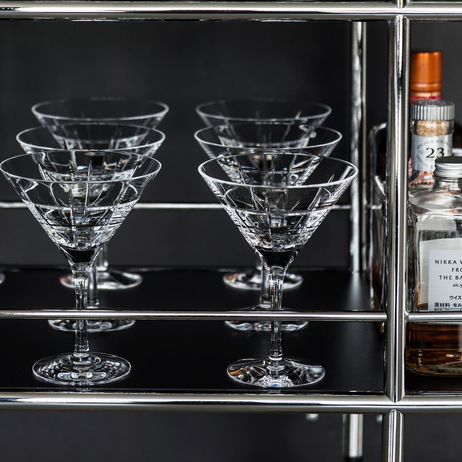 Orrefors Art Glass Orrefors Street Martini - Set of 2