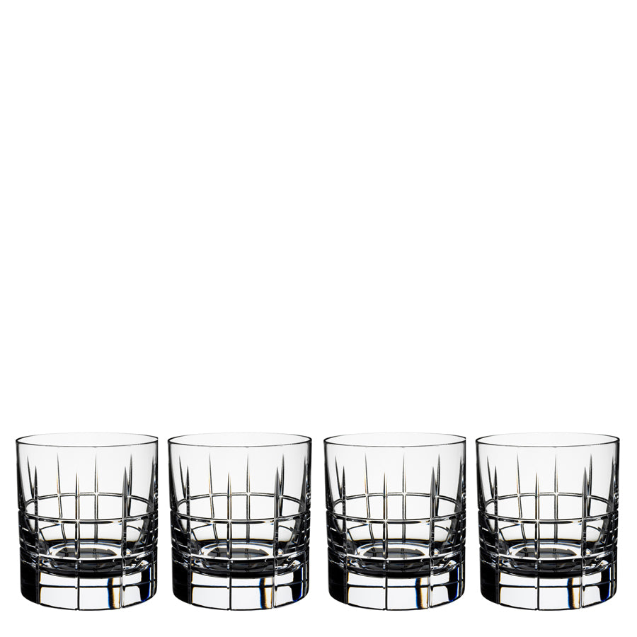 Orrefors Art Glass Orrefors Street Old Fashioned - Set of 4