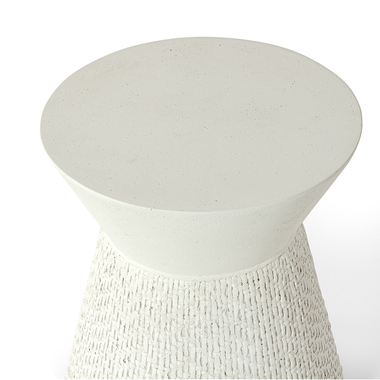 Palecek Furniture Palecek Acadia Outdoor Side Table, White