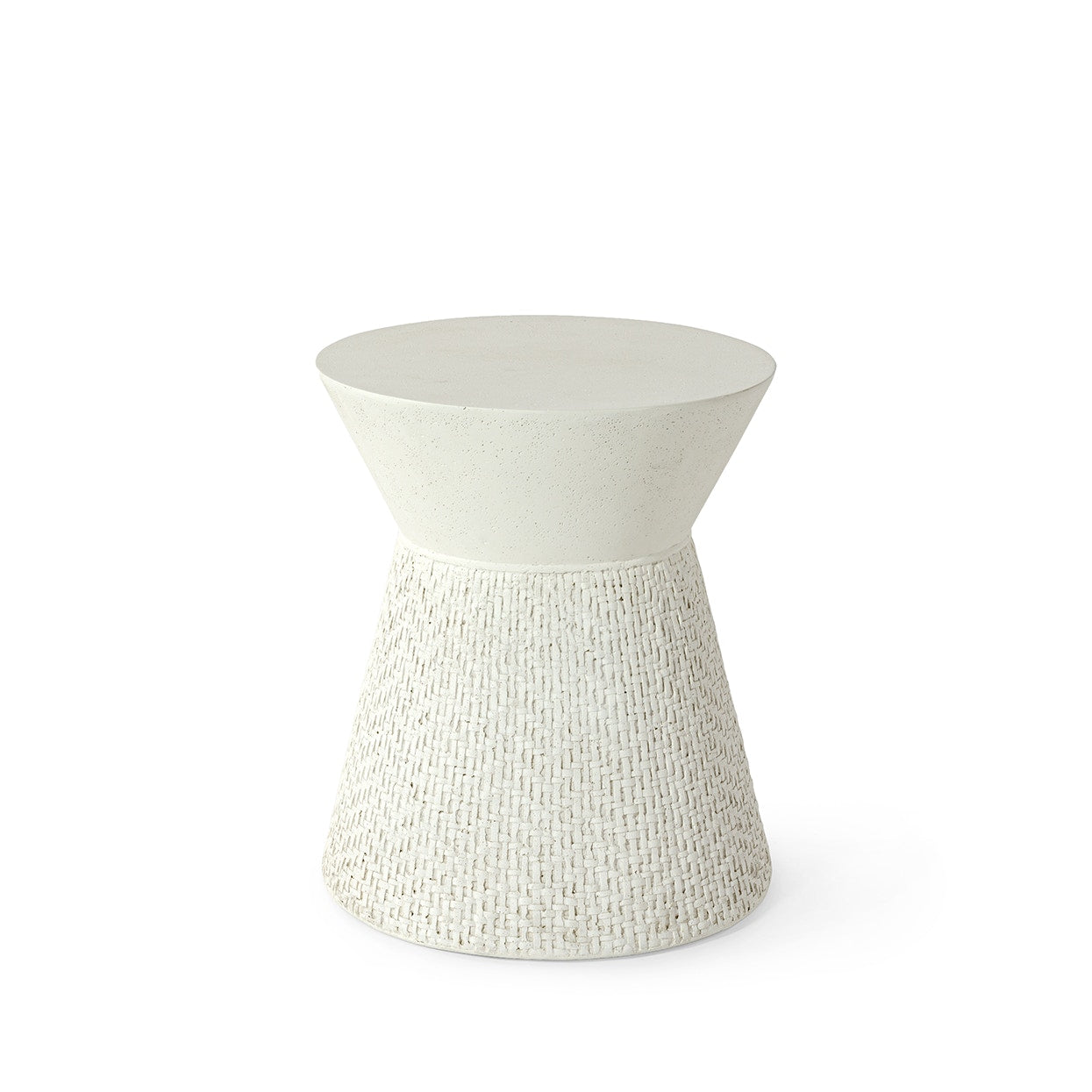 Palecek Furniture Palecek Acadia Outdoor Side Table, White