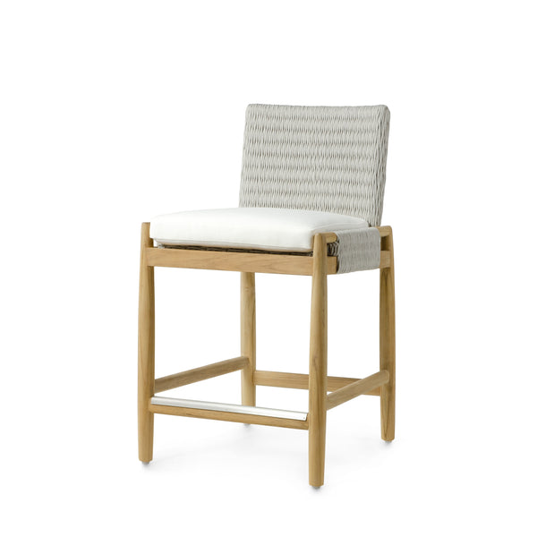 Palecek Furniture I/O BASKET WEAVE 4J / Motor Freight - Rate TBQ Palecek Alden Outdoor 24" Counter Stool