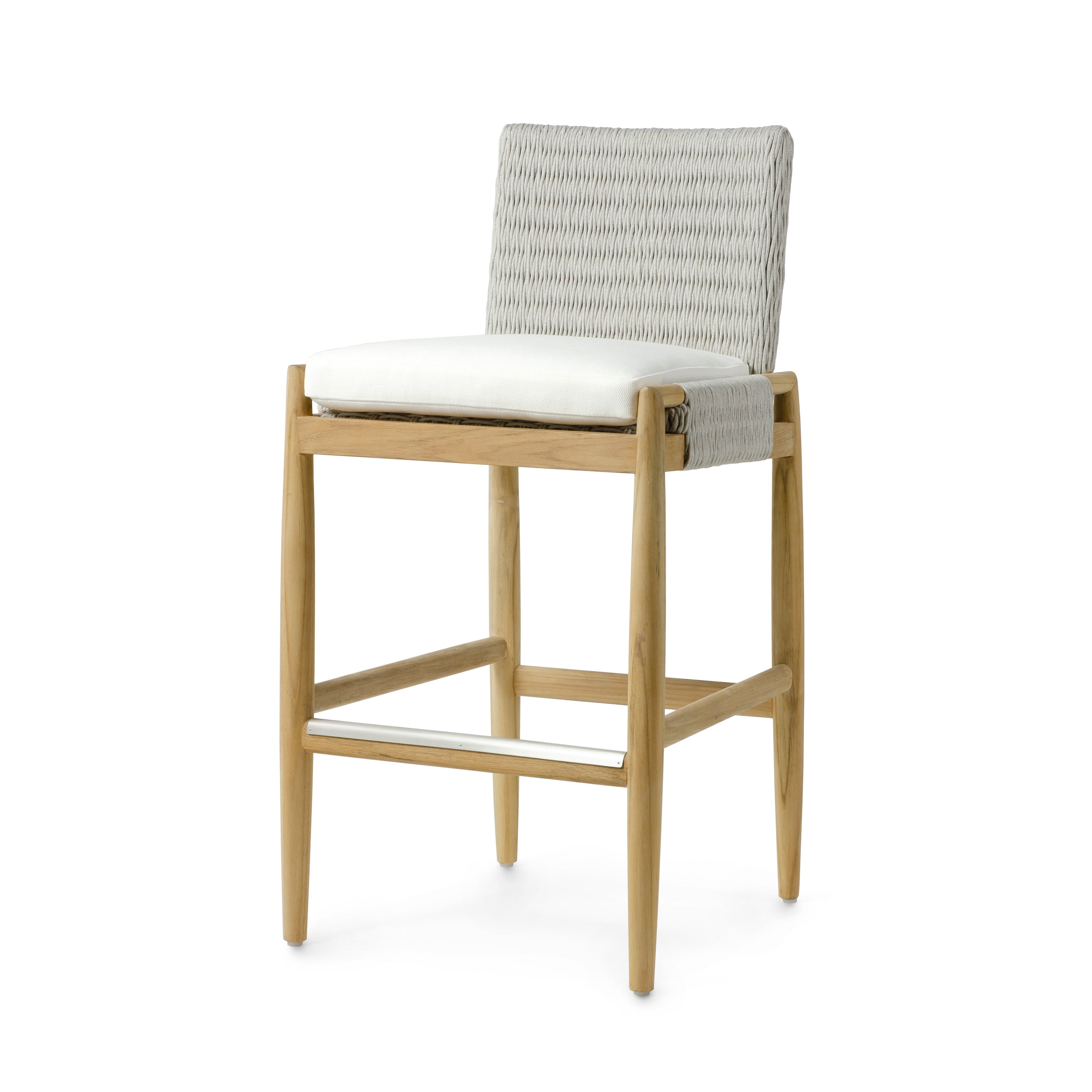 Palecek Furniture I/O BASKET WEAVE 4J / Motor Freight - Rate TBQ Palecek Alden Outdoor 30" Barstool