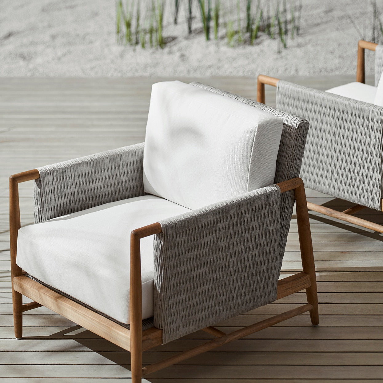 Palecek Furniture I/O BASKET WEAVE 4J / Motor Freight - Rate TBQ Palecek Alden Outdoor Lounge Chair