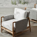 Palecek Furniture I/O BASKET WEAVE 4J / Motor Freight - Rate TBQ Palecek Alden Outdoor Lounge Chair