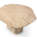 Palecek Furniture Default Title / Motor Freight - Rate TBQ Palecek Algiers Travertine Outdoor Coffee Table, Tall