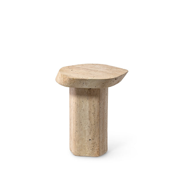 Palecek Furniture Palecek Algiers Travertine Outdoor Side Table