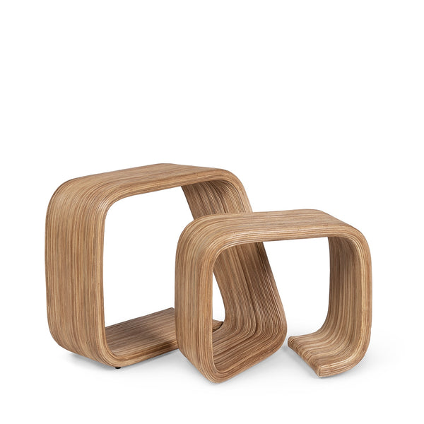 Palecek Furniture Default Title / Motor Freight - Rate TBQ Palecek Allegro Rattan Side Table, Natural