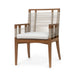 Palecek Furniture I/O SAILCLOTH SALT 64 / Motor Freight - Rate TBQ Palecek Amalfi Outdoor Teak Arm Chair