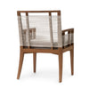 Palecek Furniture I/O SAILCLOTH SALT 64 / Motor Freight - Rate TBQ Palecek Amalfi Outdoor Teak Arm Chair