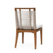 Palecek Furniture I/O SAILCLOTH SALT 64 / Motor Freight - Rate TBQ Palecek Amalfi Outdoor Teak Side Chair