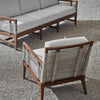 Palecek Furniture I/O SAILCLOTH SALT 64 / Motor Freight - Rate TBQ Palecek Amalfi Outdoor Teak Sofa