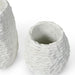Palecek Home Decor Palecek Ambrose Chiseled Marble Vase, Short