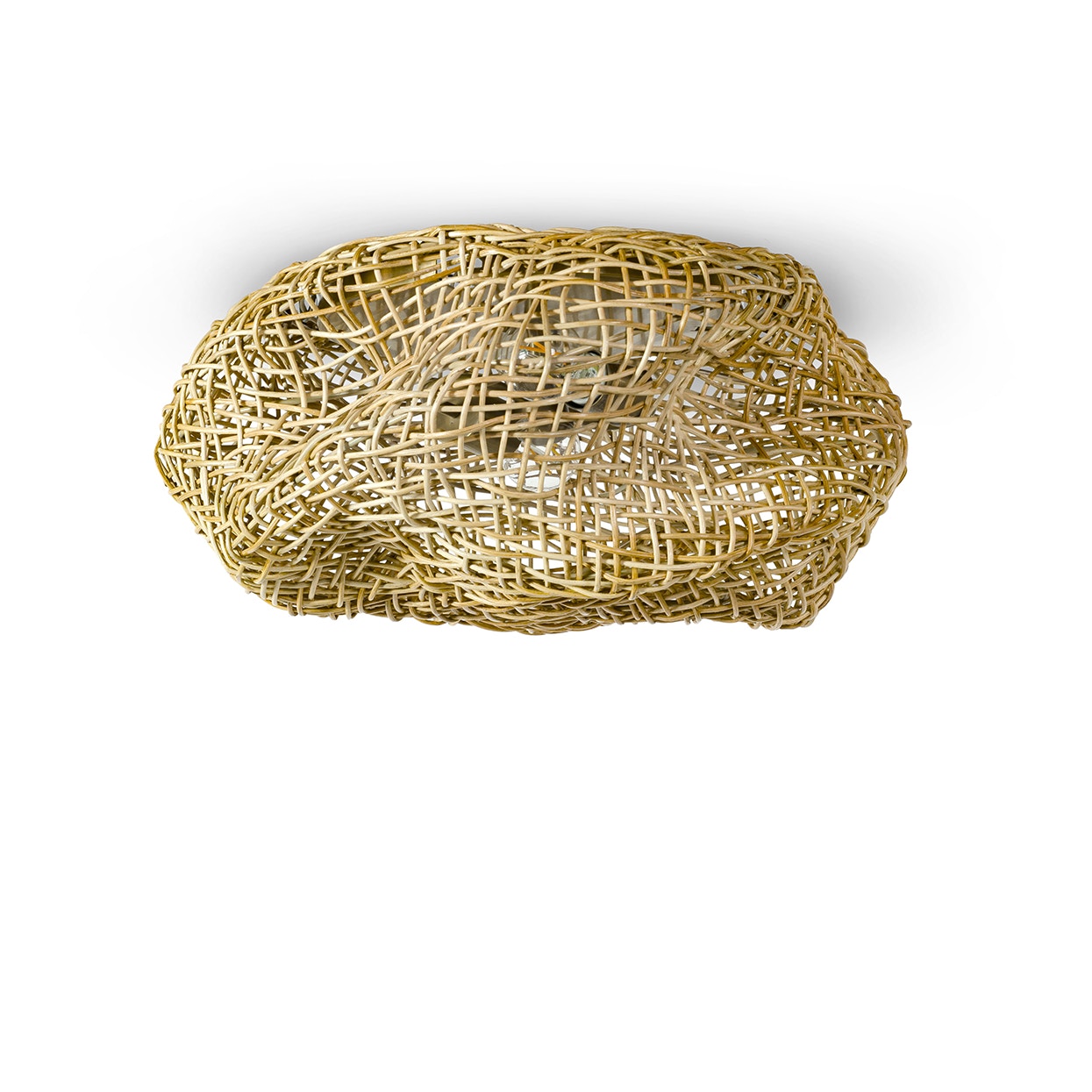 Palecek Lighting Palecek Andorra Flush Mount, Natural
