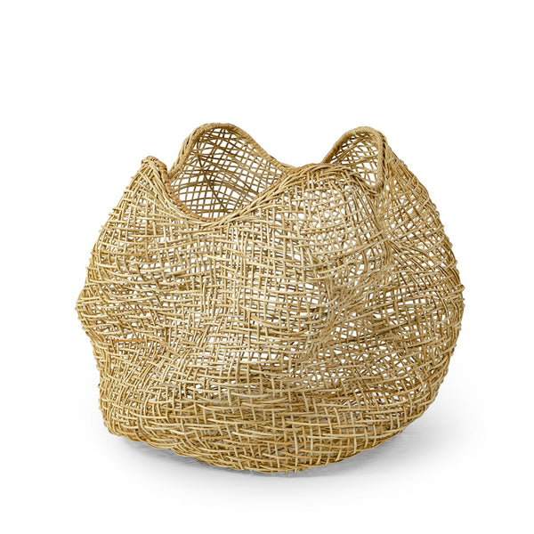Palecek Home Decor Palecek Andorra Wicker Urn, Large Natural