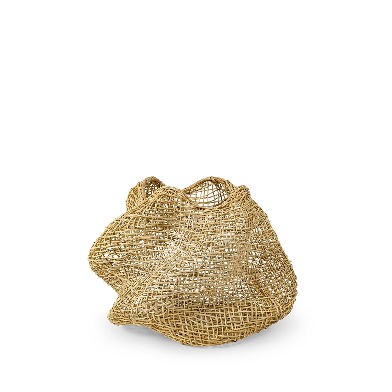 Palecek Home Decor Palecek Andorra Wicker Urn, Small Natural