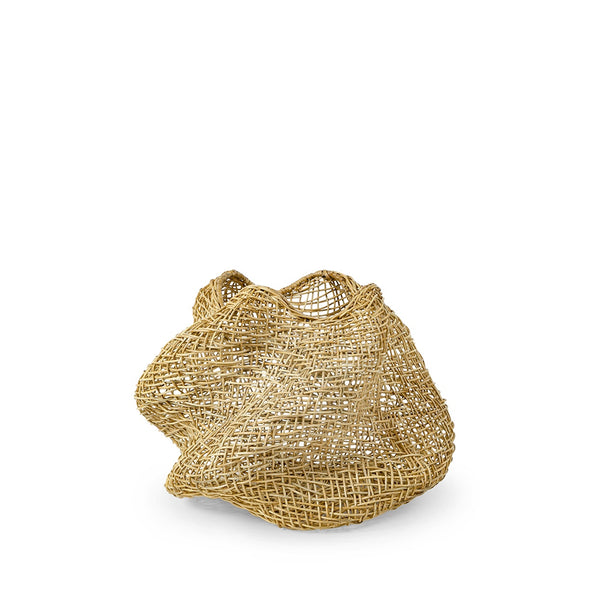Palecek Home Decor Palecek Andorra Wicker Urn, Small Natural