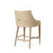 Palecek Furniture I/O BASKET WEAVE 4J / Motor Freight - Rate TBQ Palecek Avalon 24" Counter Stool, Cerused White