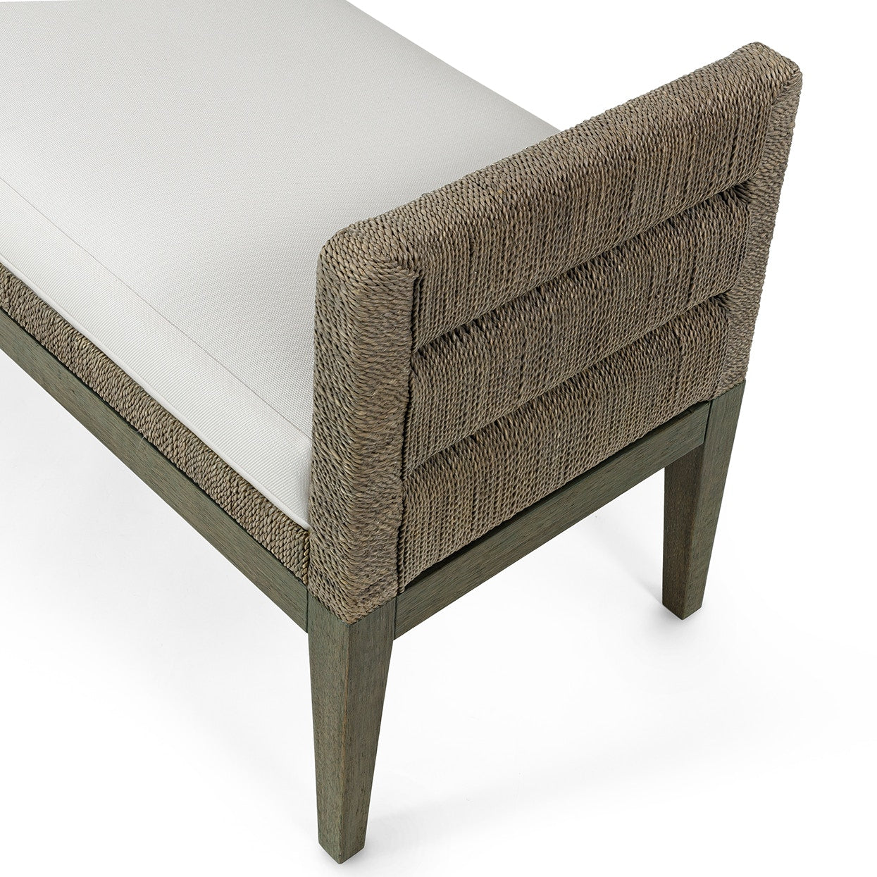 Palecek Furniture I/O SAILCLOTH SALT 64 / Motor Freight - Rate TBQ Palecek Bartley Bench
