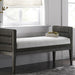 Palecek Furniture I/O SAILCLOTH SALT 64 / Motor Freight - Rate TBQ Palecek Bartley Bench