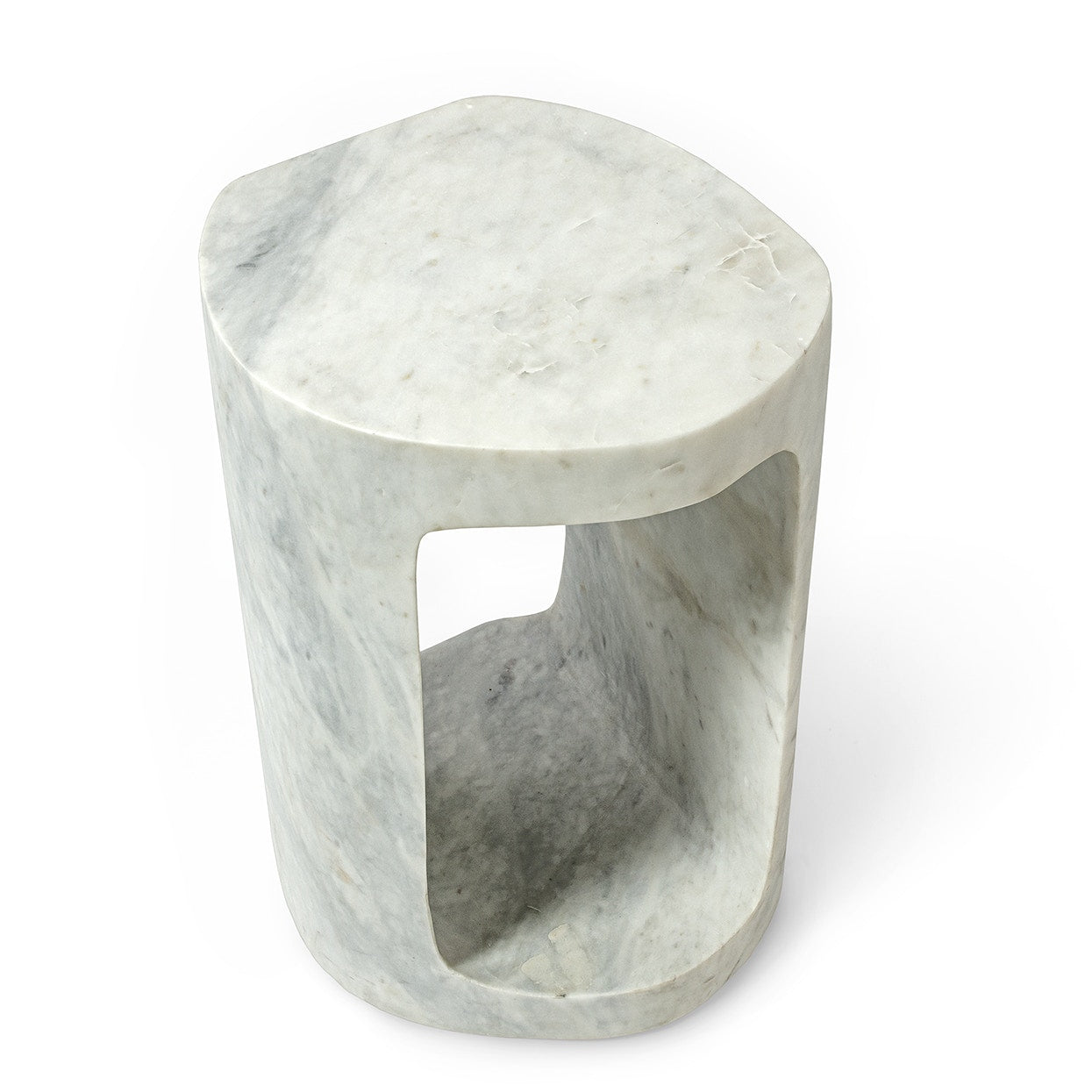 Palecek Furniture Palecek Bianca Marble Side Table