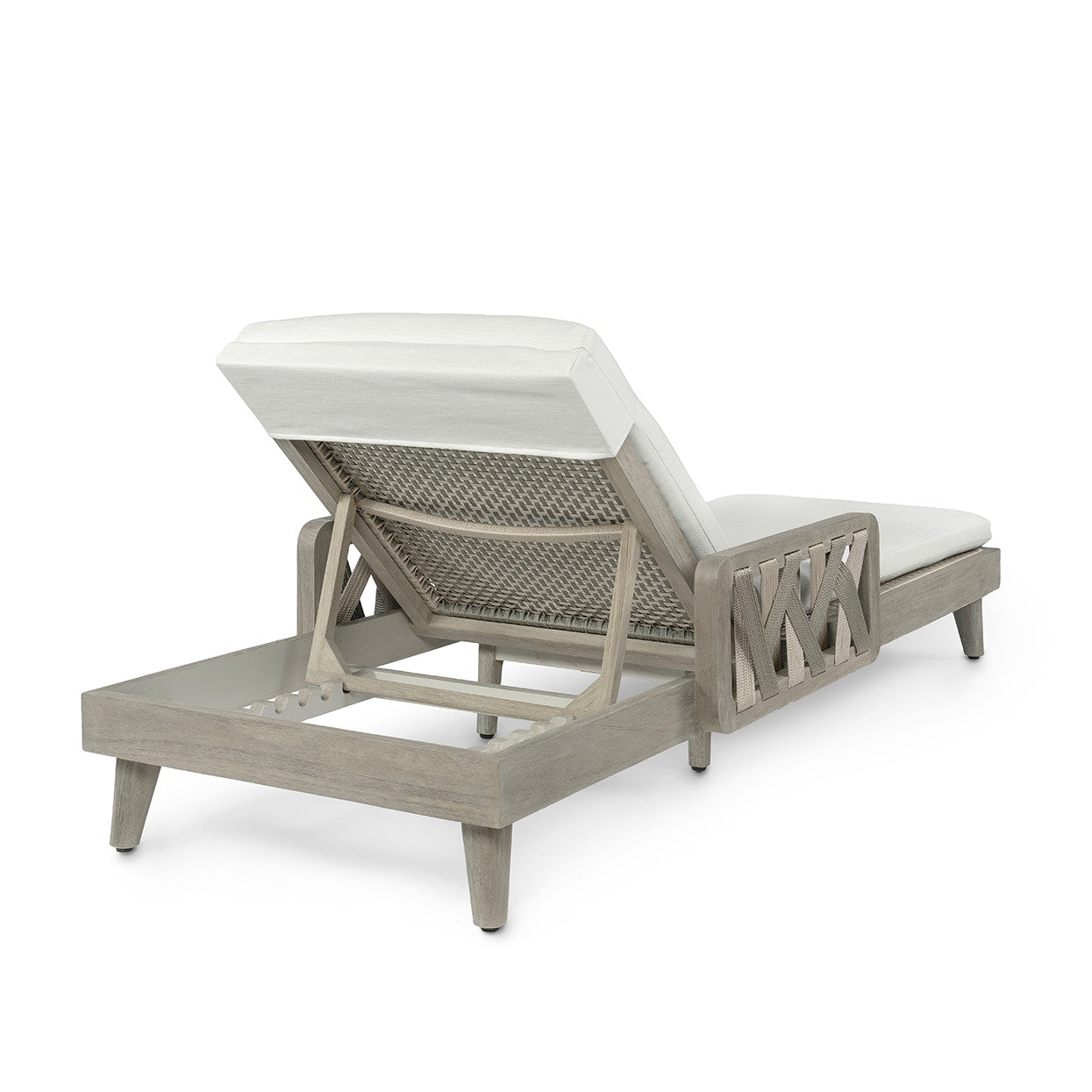 Palecek Furniture I/O SAILCLOTH SALT 64 / Motor Freight - Rate TBQ Palecek Boca Outdoor Chaise Lounge