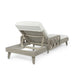 Palecek Furniture I/O SAILCLOTH SALT 64 / Motor Freight - Rate TBQ Palecek Boca Outdoor Chaise Lounge