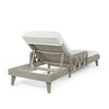 Palecek Furniture I/O SAILCLOTH SALT 64 / Motor Freight - Rate TBQ Palecek Boca Outdoor Chaise Lounge