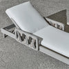 Palecek Furniture I/O SAILCLOTH SALT 64 / Motor Freight - Rate TBQ Palecek Boca Outdoor Chaise Lounge