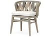 Palecek Furniture I/O SAILCLOTH SALT 64 / Motor Freight - Rate TBQ Palecek Boca Outdoor Side Chair
