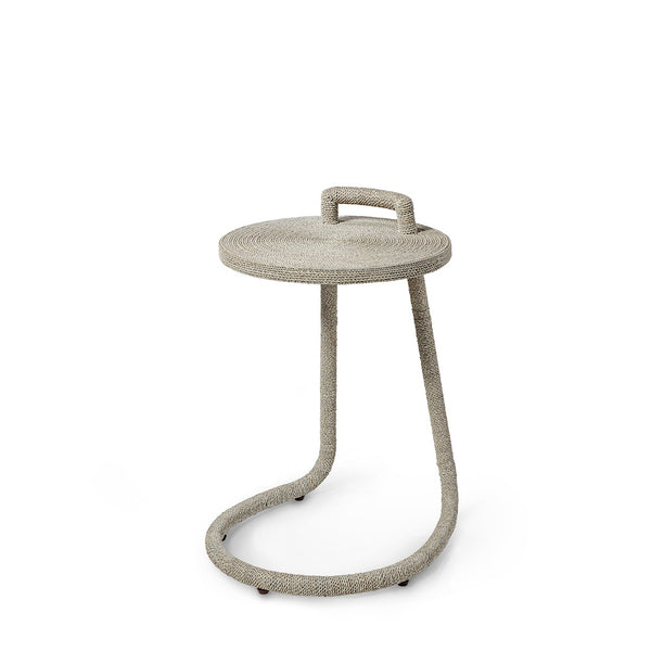 Palecek Furniture Palecek Brenna C-Side Table, White