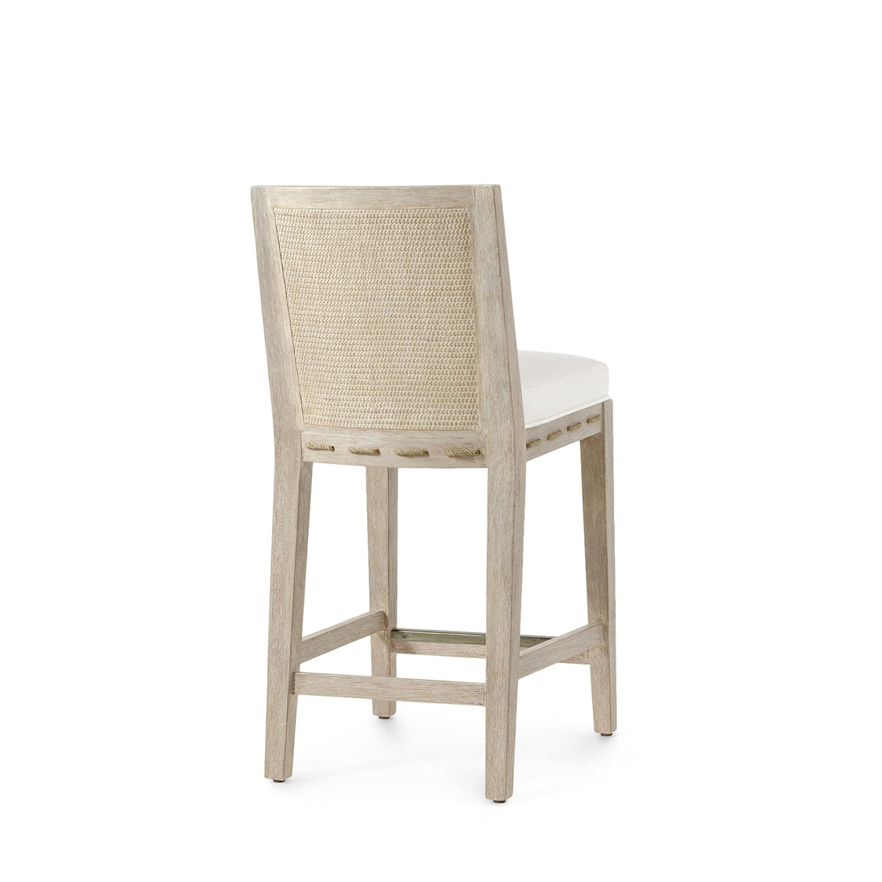 Palecek Furniture I/O SAILCLOTH SALT 64 Palecek Brentwood 24" Counter Stool