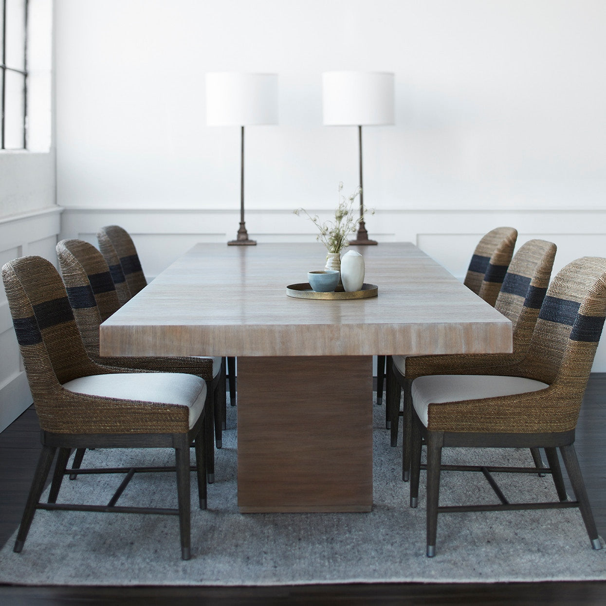 Palecek Furniture Default Title / Motor Freight - Rate TBQ Palecek Broderick Dining Table, Sand