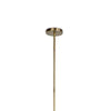 Palecek Lighting Palecek Bronson Glass Pendant, Brass