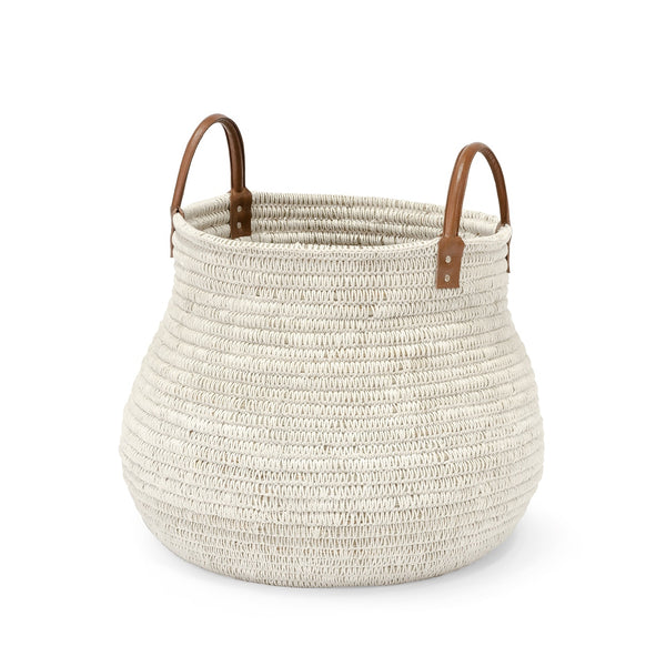 Palecek Home Decor Palecek Cairo Basket White Large