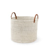 Palecek Home Decor Default Title / Motor Freight - Rate TBQ Palecek Cairo Planter Basket White