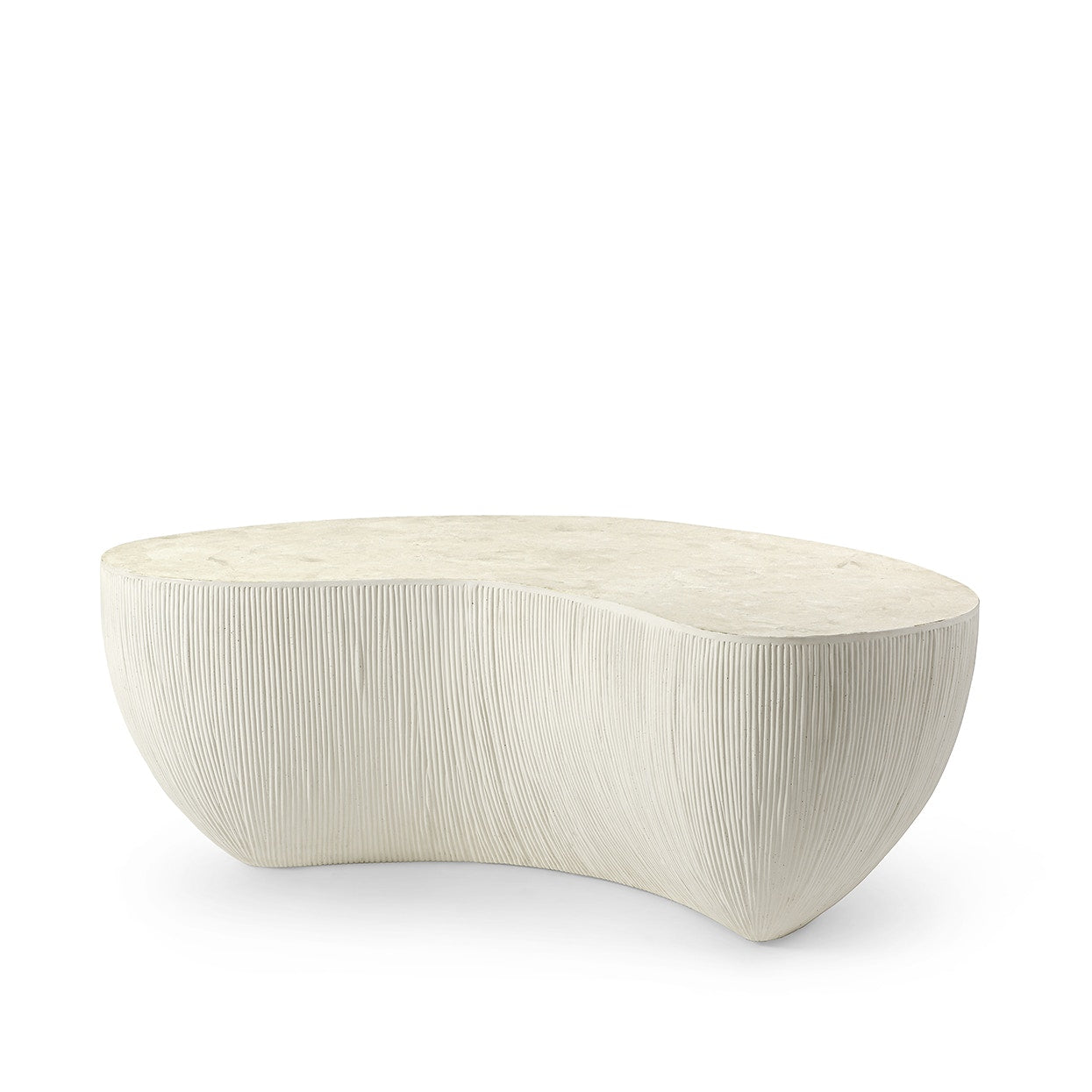 Palecek Furniture Default Title / Motor Freight - Rate TBQ Palecek Calanova Outdoor Coffee Table Large, White