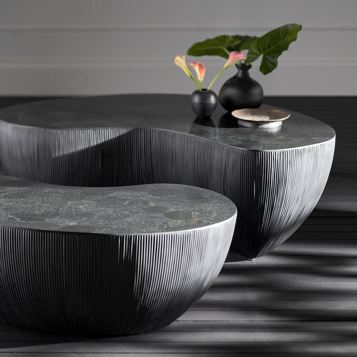 Palecek Furniture Default Title / Motor Freight - Rate TBQ Palecek Calanova Outdoor Coffee Table Small, Black