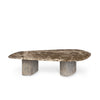Palecek Furniture Default Title / Motor Freight - Rate TBQ Palecek Caleb Coffee Table Short, Brown