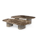 Palecek Furniture Default Title / Motor Freight - Rate TBQ Palecek Caleb Coffee Table Short, Brown