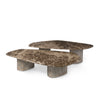 Palecek Furniture Default Title / Motor Freight - Rate TBQ Palecek Caleb Coffee Table Short, Brown