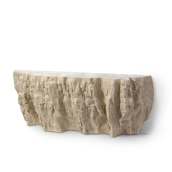 Palecek Furniture Default Title / Motor Freight - Rate TBQ Palecek Camilla Fossilized Clam Console Table, Long