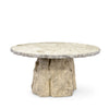 Palecek Furniture Default Title / Motor Freight - Rate TBQ Palecek Camilla Fossilized Clam Dining Table, Round