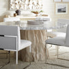 Palecek Furniture Default Title / Motor Freight - Rate TBQ Palecek Camilla Fossilized Clam Dining Table, Round