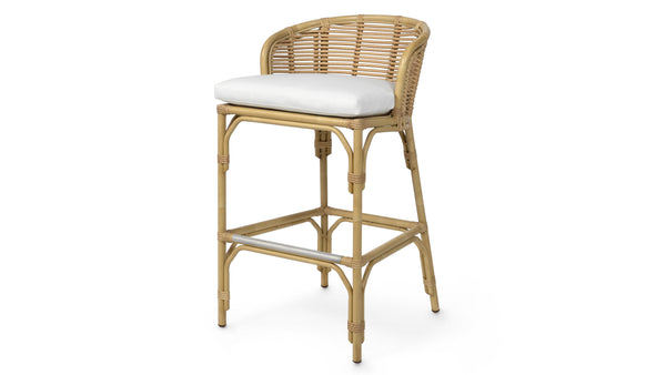 Palecek Furniture I/O ARCTIC 6K / Motor Freight - Rate TBQ Palecek Camino Outdoor 30" Barstool, Natural