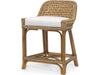 Palecek Furniture I/O SAILCLOTH SALT 64 / Motor Freight - Rate TBQ Palecek Capitola 24" Counter Stool, Natural